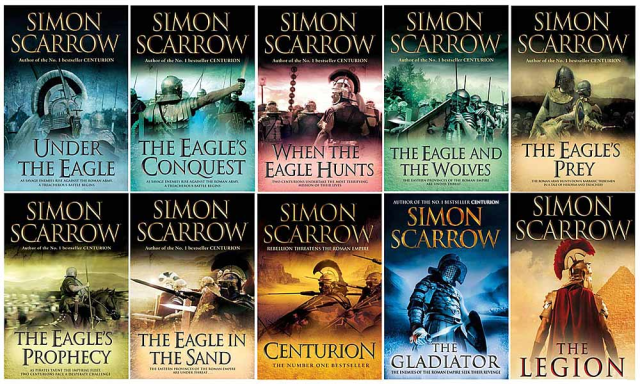 The Eagle Series (Macro & Cato) by Simon Scarrow – light spoilers